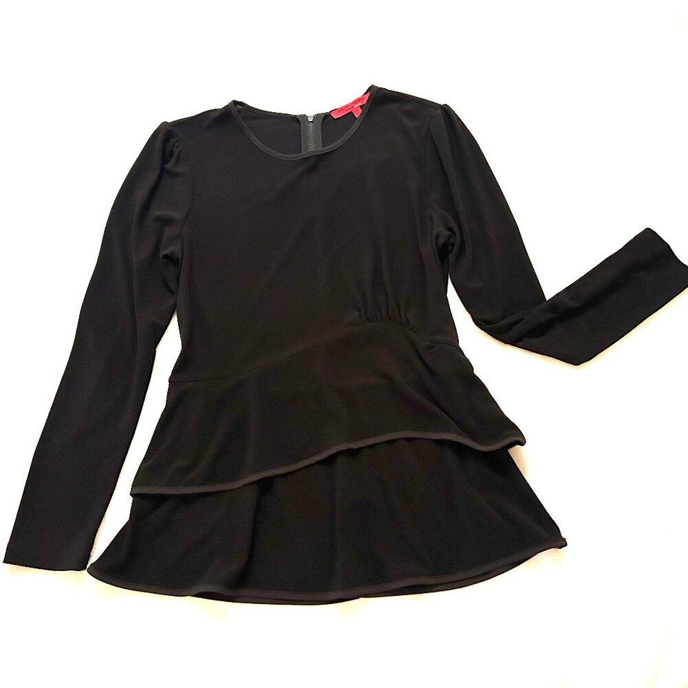 Narciso Rodriguez Black Long Sleeve Top
